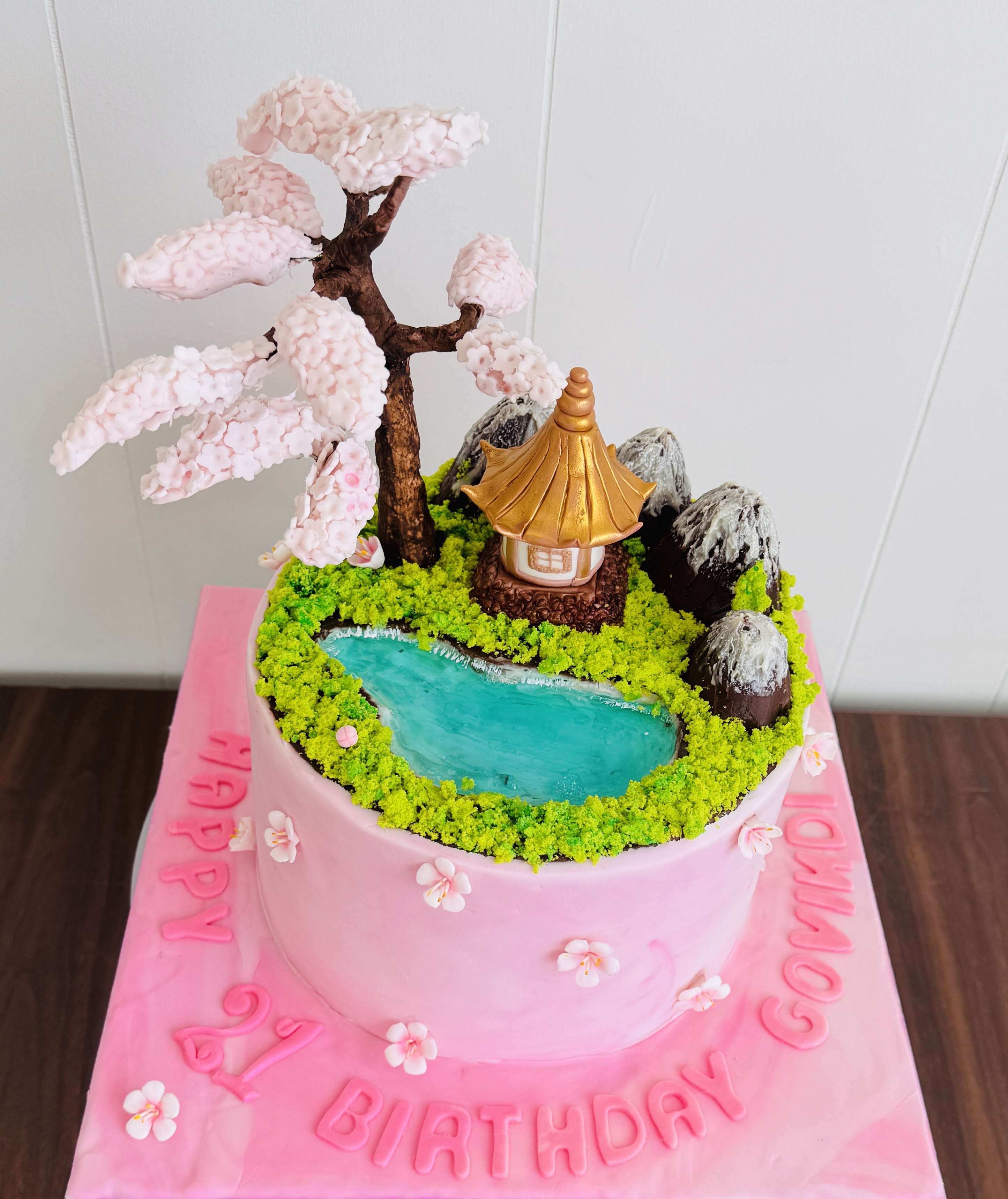 Elegant Birthday Cake